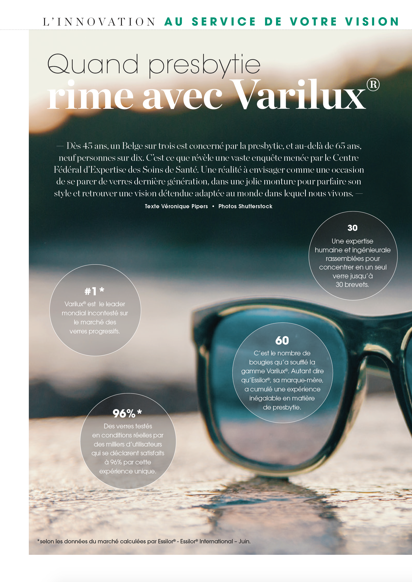 Verres progressifs essilor shop derniere generation prix